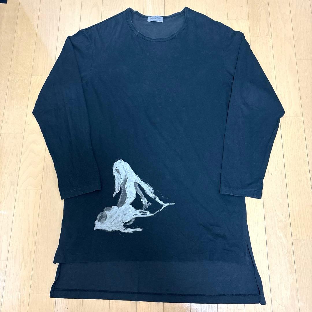 s*様 Yohji Yamamoto POUR HOMME プリントロングTシャ