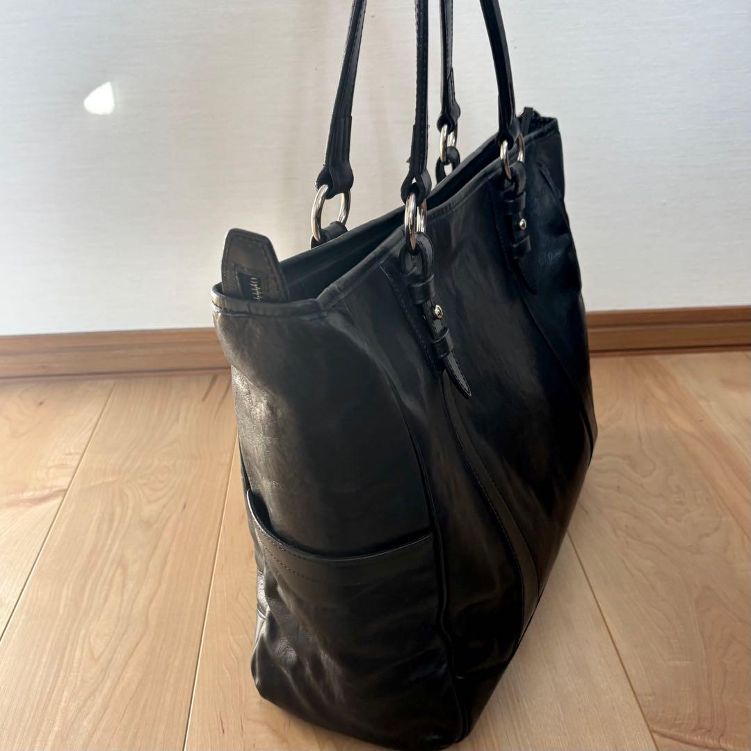 【美品】SOMES SADDLE ソメスサドル トートバッグ 本革 ブラック 黒