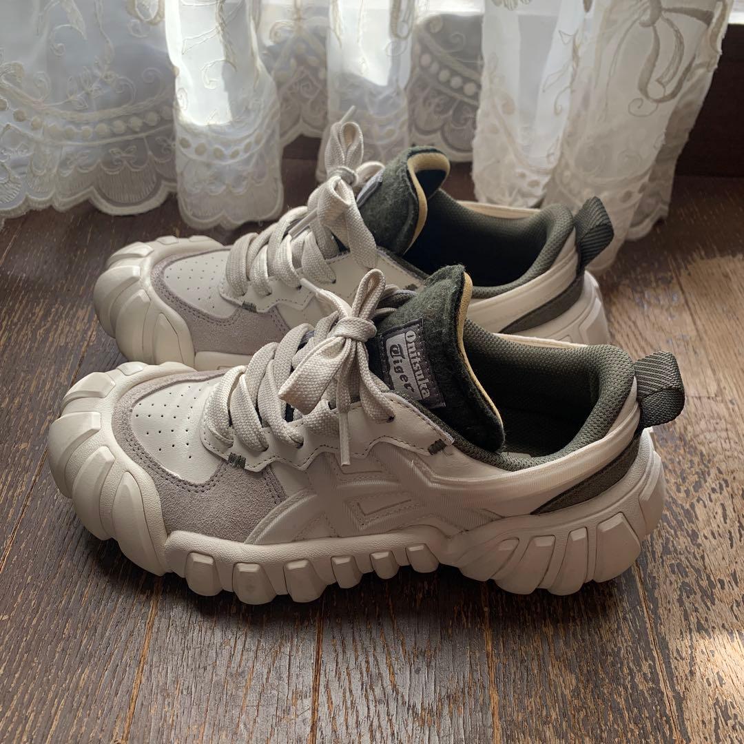 【美品】Onitsuka Tiger DENTIGRE LS クリーム 24.5