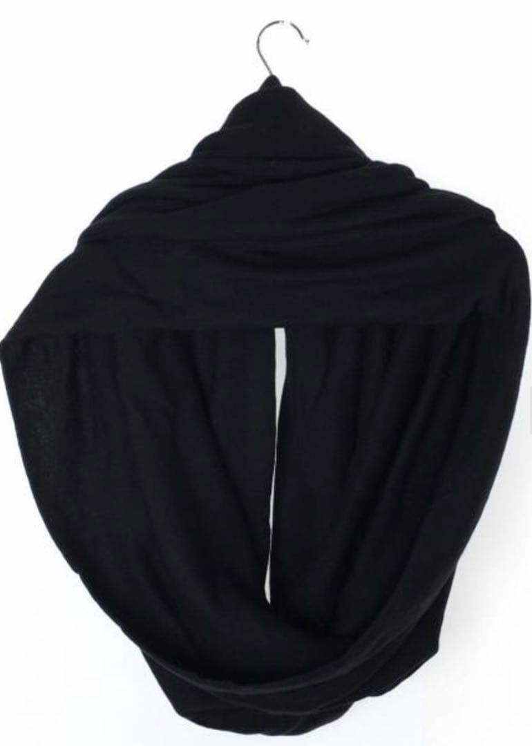 yohji yamamoto POUR HOMMEブラック ネックウォーマー