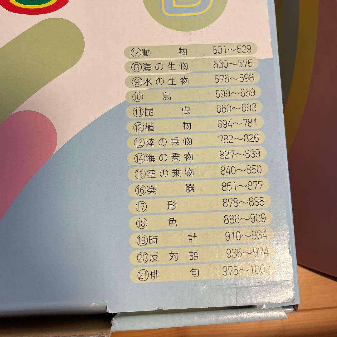 ♡*w様 家庭保育園 教材 フラッシュカード