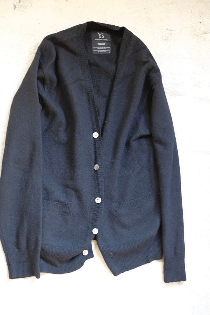 Y's Yohji Yamamoto 黒 カーディガン サイズ3