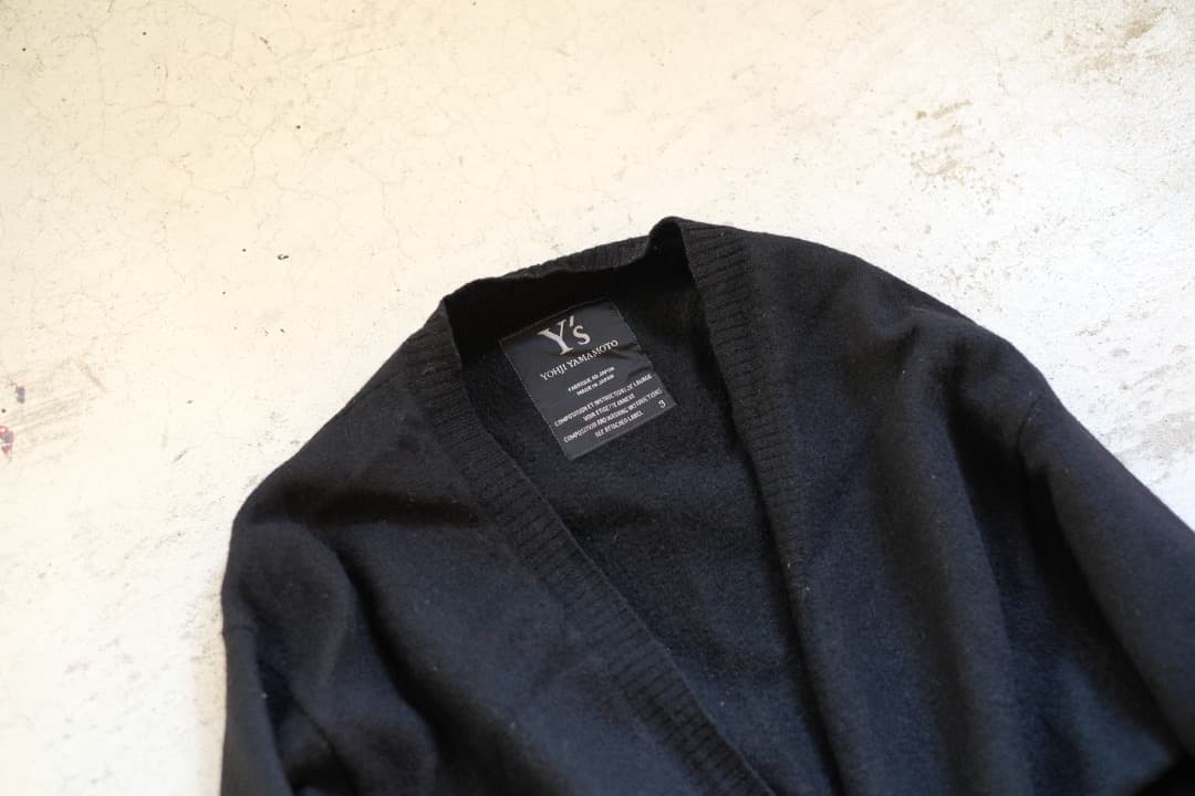 Y's Yohji Yamamoto 黒 カーディガン サイズ3