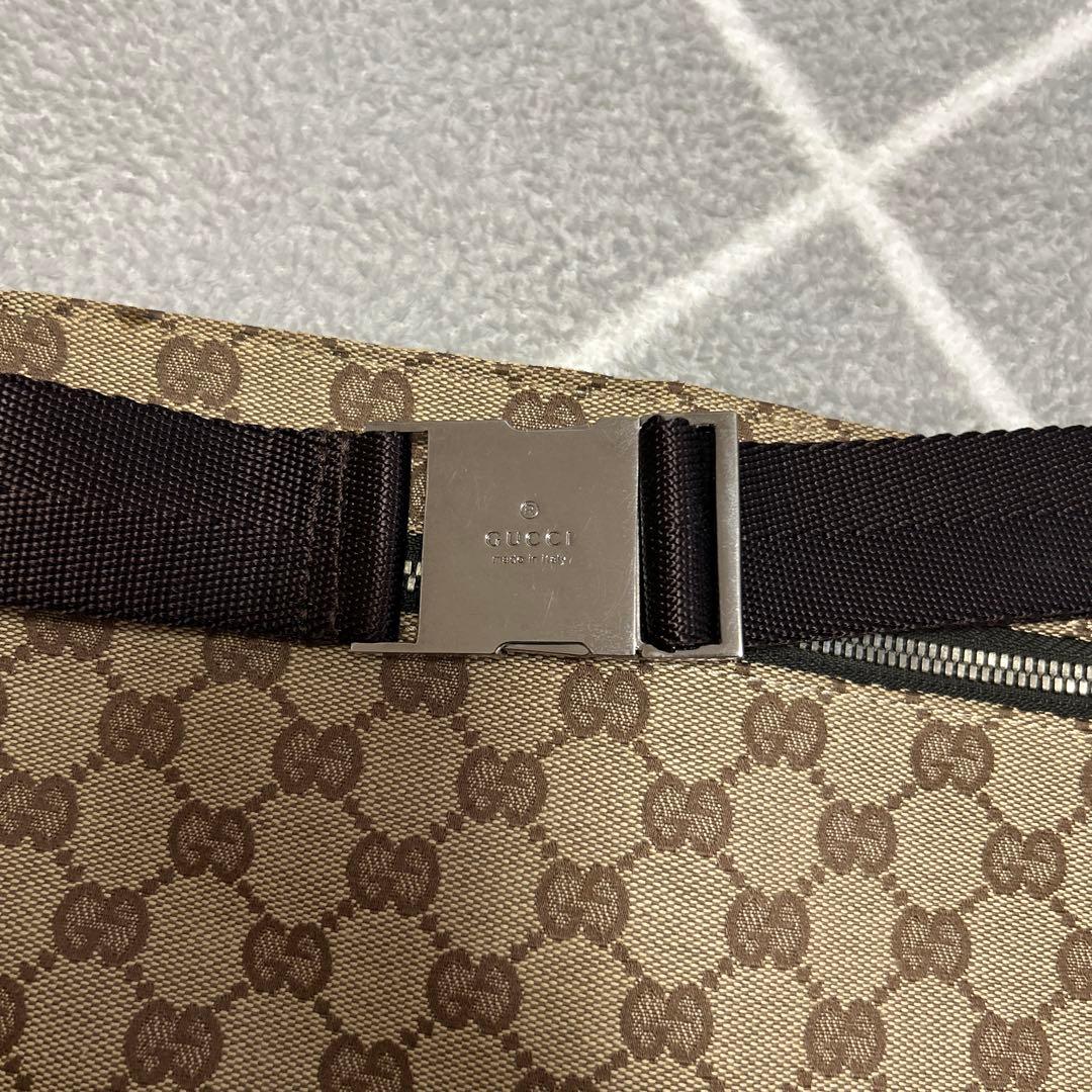 GUCCI ボディバッグ ベージュ/ブラウン　ウエストポーチ