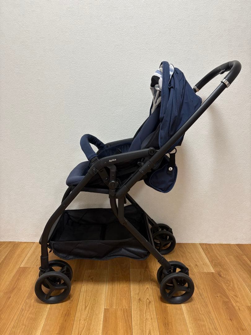 ⭐︎美品⭐︎ Apricaアップリカ ベビーカールンルンコンパクトネイビー