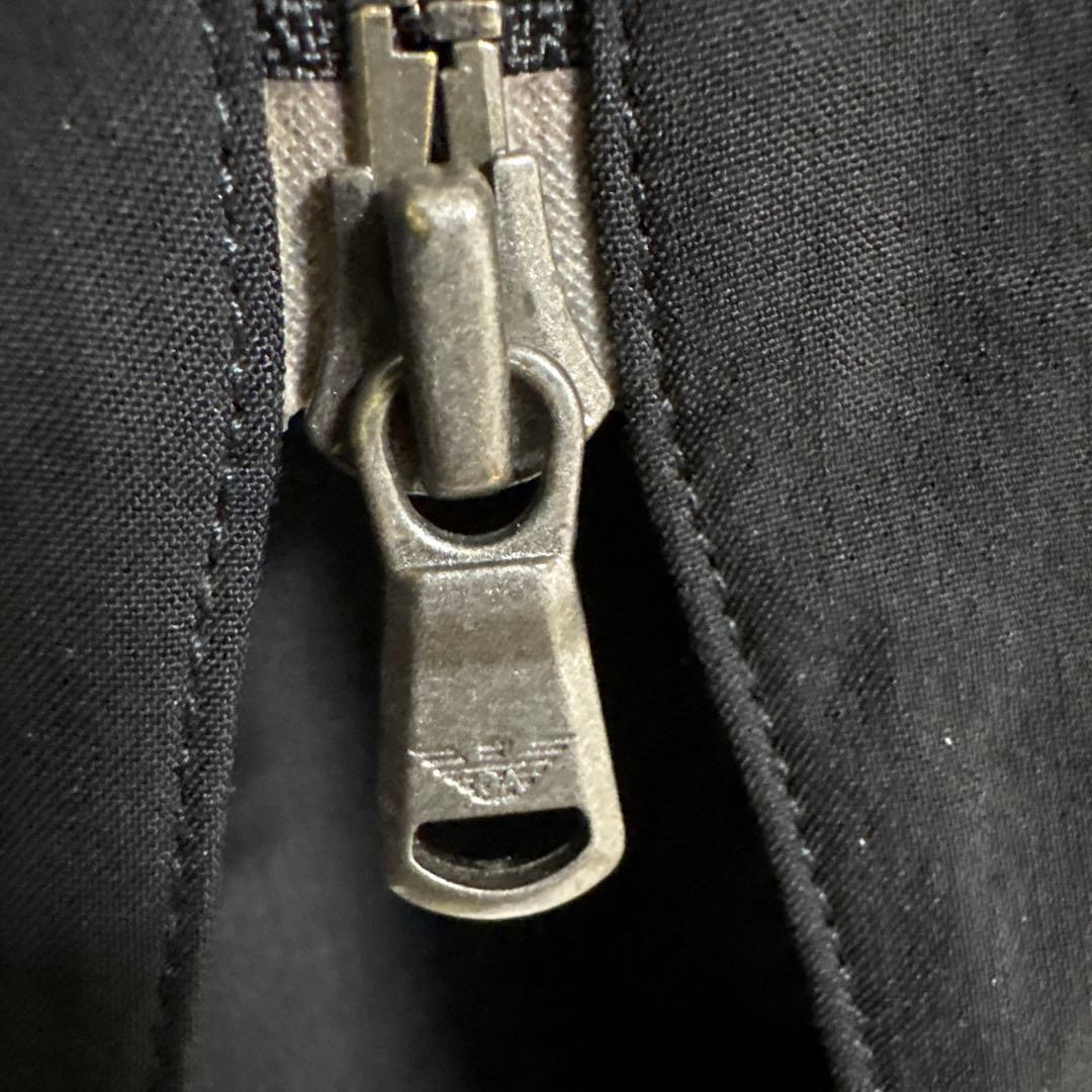 エンポリオアルマーニ 黒 ジップアップジャケット イタリア製