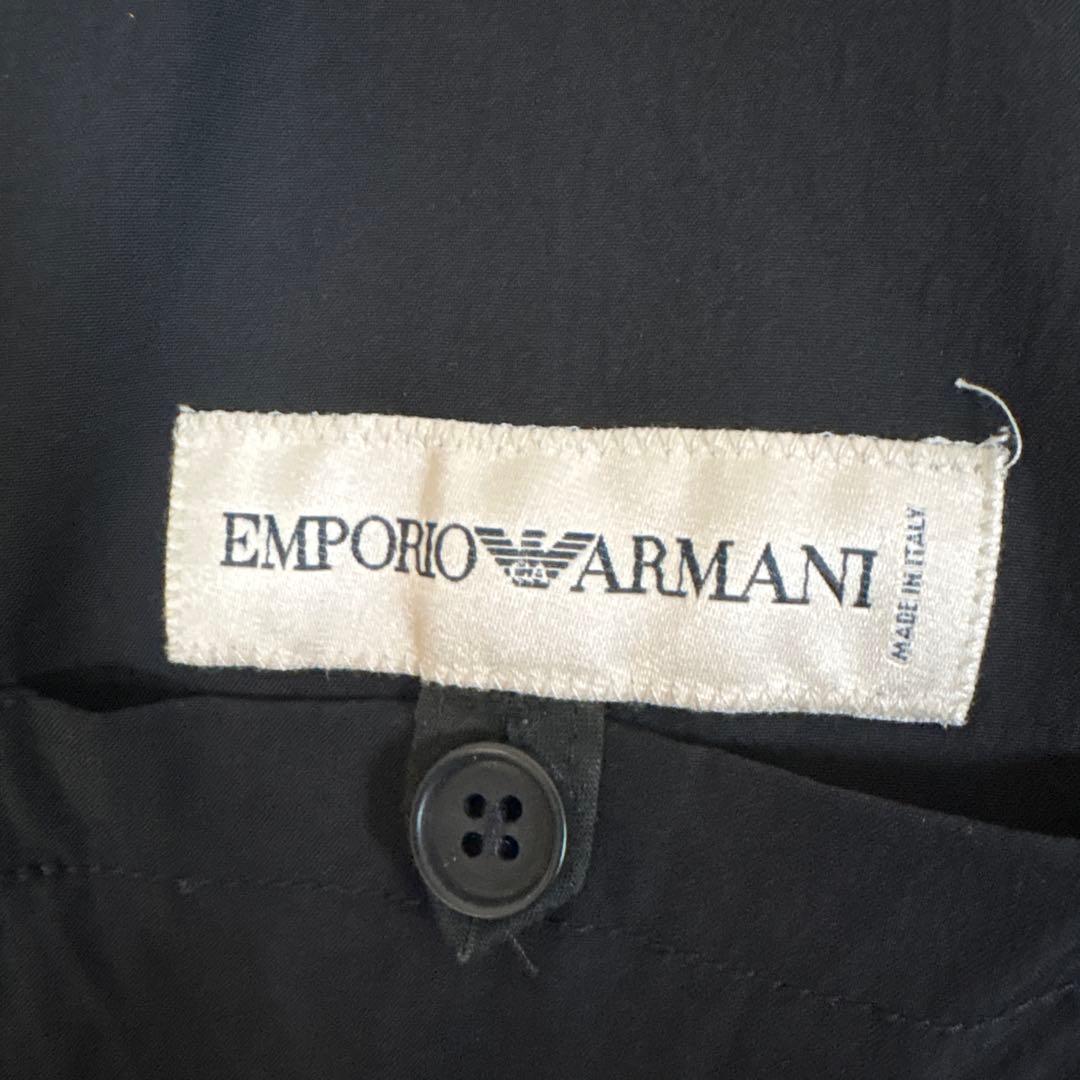 エンポリオアルマーニ 黒 ジップアップジャケット イタリア製