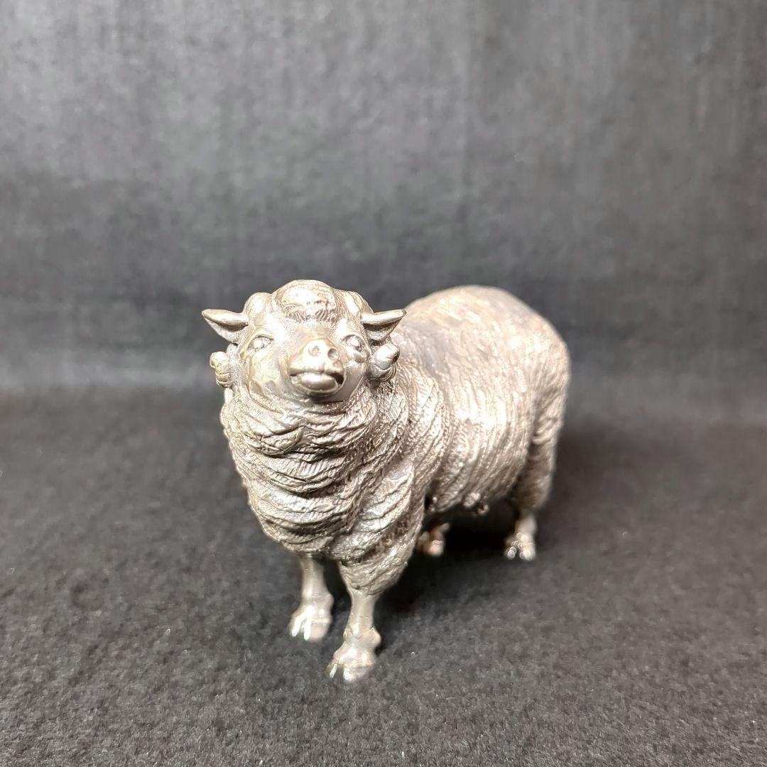 蝋型師 　大森孝志作　 銀製「薫風」羊　ひつじ１個　重量約４５０グラム