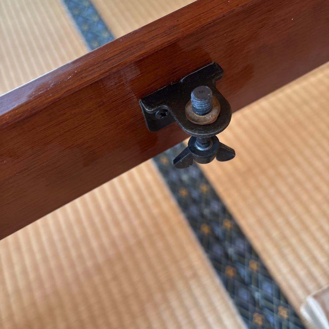 木製彫刻入り　家具調こたつ