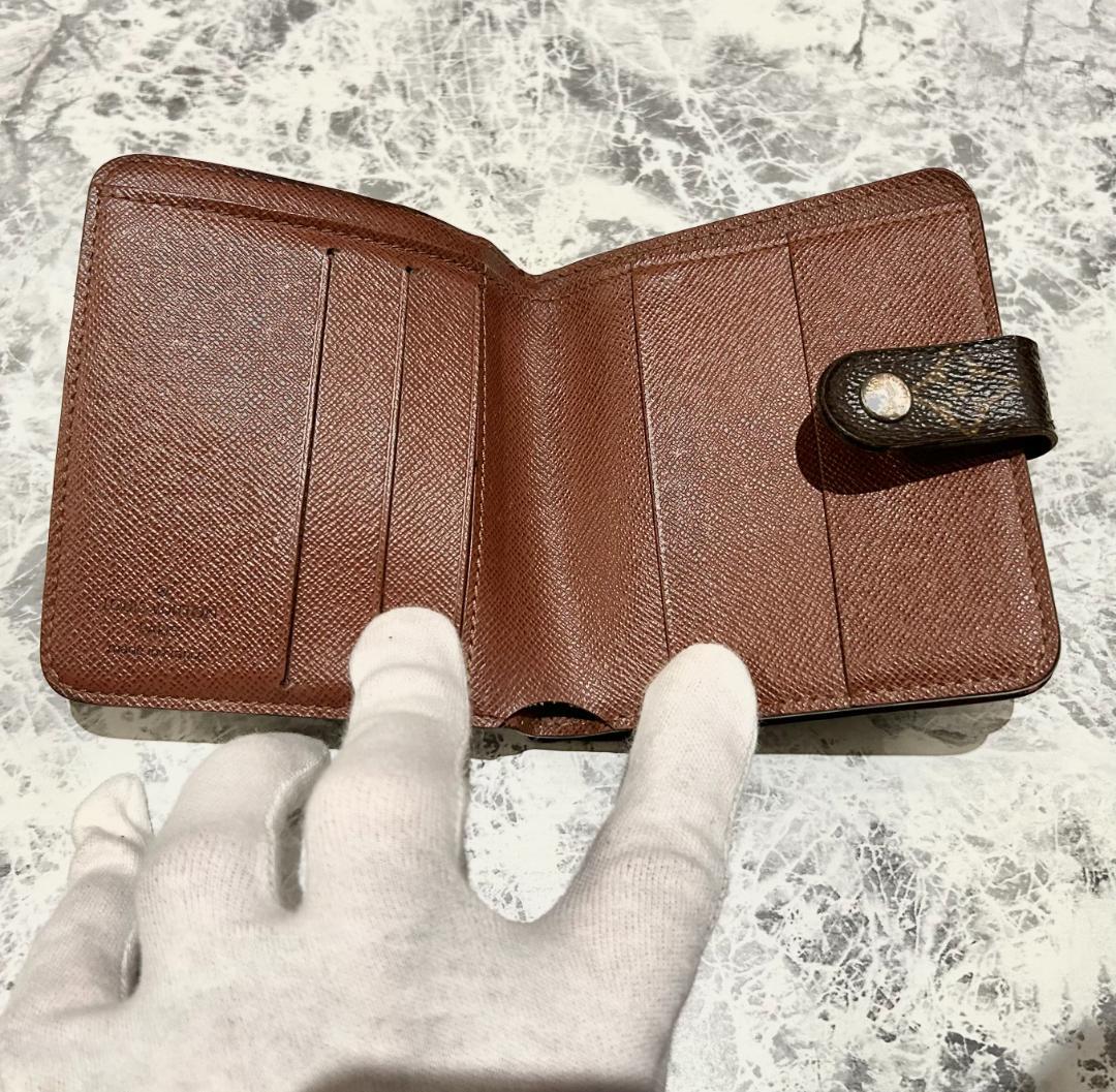 LOUIS VUITTON コンパクトジップ モノグラム ルイヴィトン