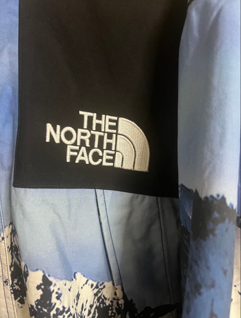 子*忍様 Supreme × THE NORTH FACE 雪山柄マウンテンジャ