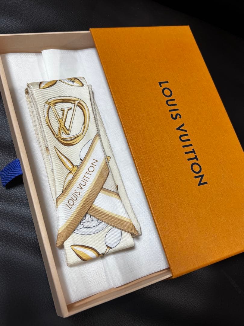 LOUIS VUITTON シルクスカーフ バンドー 正規品