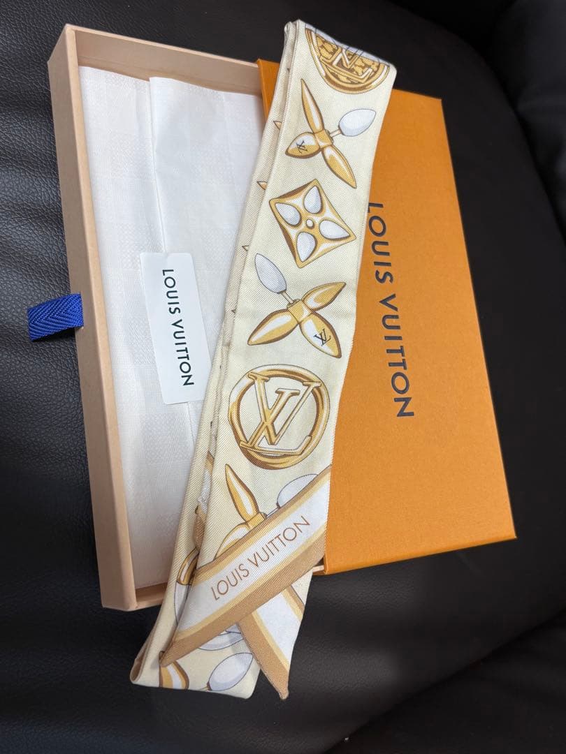 LOUIS VUITTON シルクスカーフ バンドー 正規品