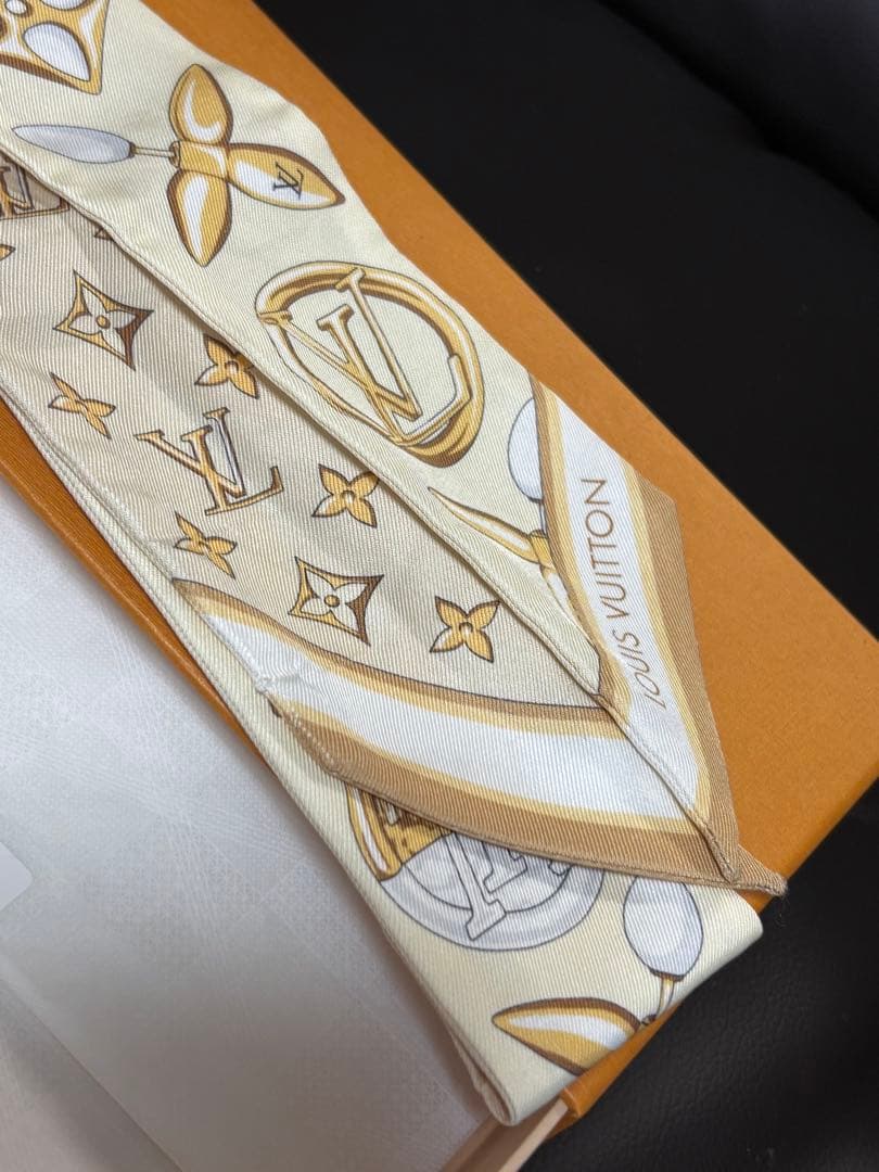 LOUIS VUITTON シルクスカーフ バンドー 正規品