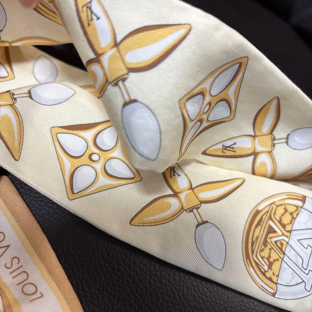 LOUIS VUITTON シルクスカーフ バンドー 正規品