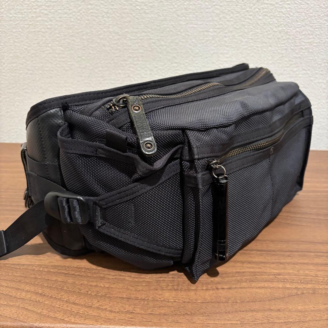 PORTERポーター ヒート ウエストバッグ ボディバッグ L マグライト付き