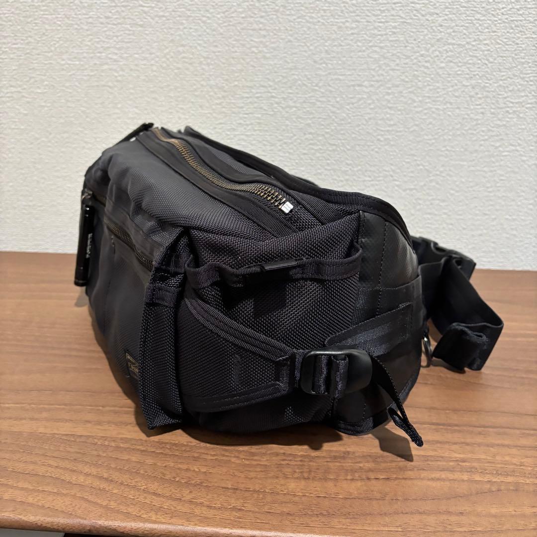 PORTERポーター ヒート ウエストバッグ ボディバッグ L マグライト付き