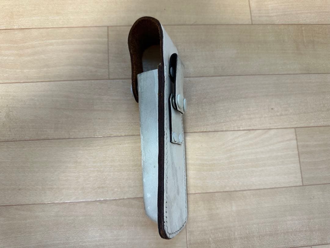 レア装備品/白バイ隊風【ノーベル工業製/白革警棒ケース】