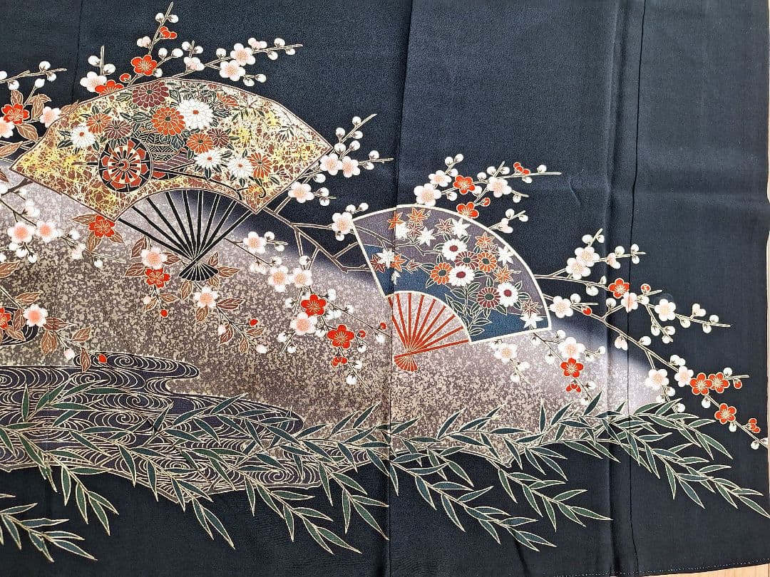 着物リメイクワンピース3655