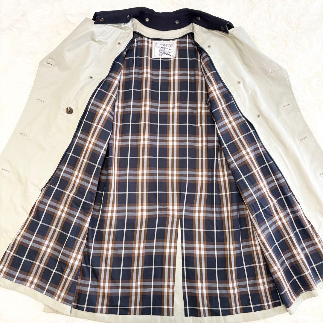 【極美品 二枚襟】Burberrys 白タグ トレンチコート ベルト ライナー付
