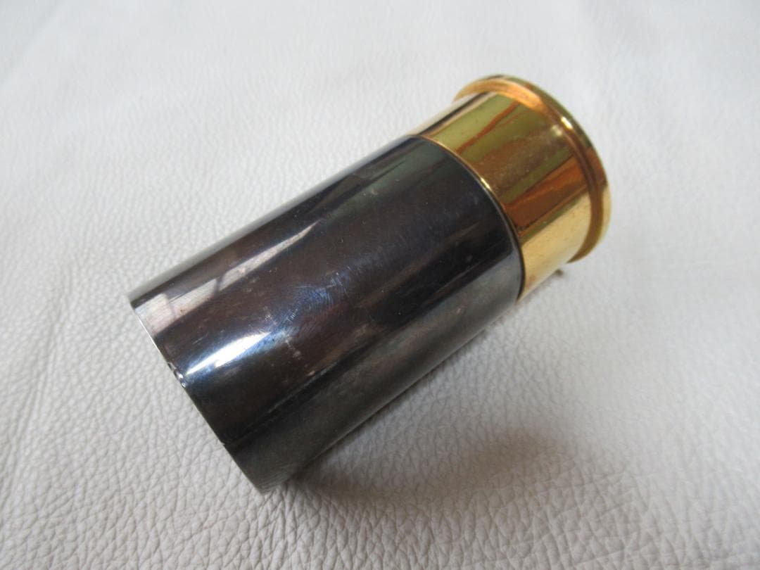 美品希少1974年フラン製◆エルメス 外部銀製内部錫 ティーボックスH9.6cm