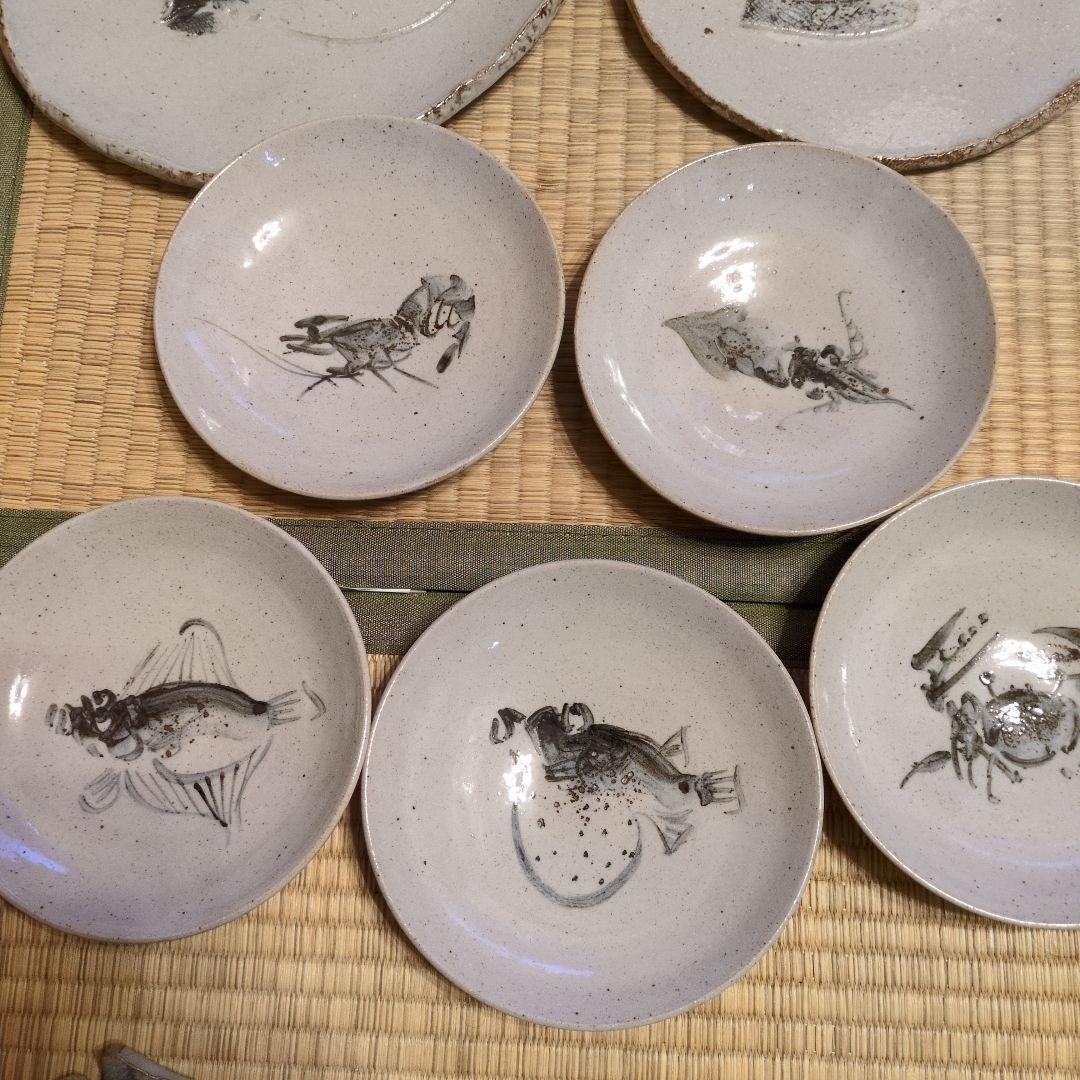 市川清鱗　九谷焼セット　26点