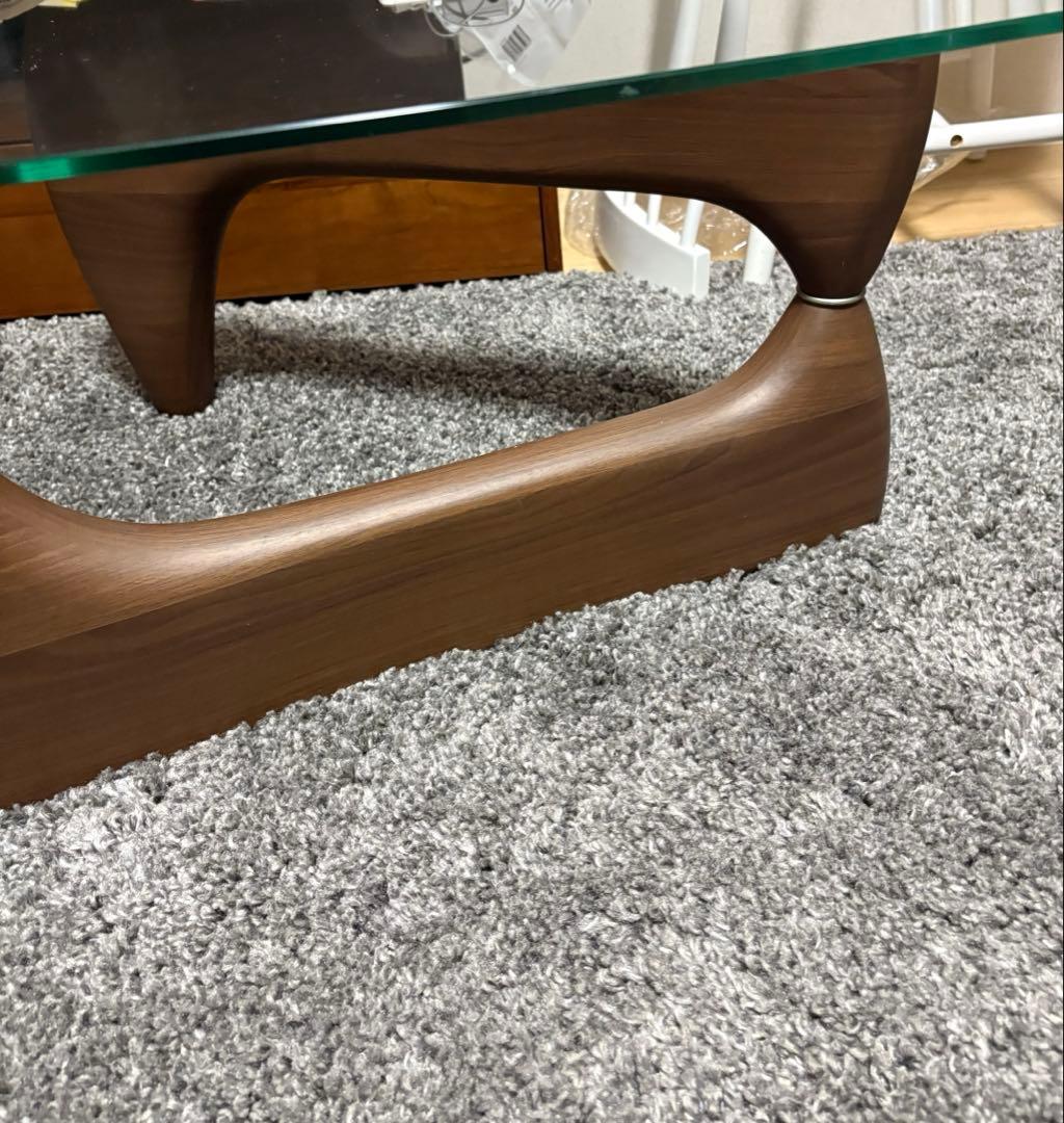 【美品/送料無料】イサム・ノグチ コーヒーテーブル リプロダクト品　WALNUT