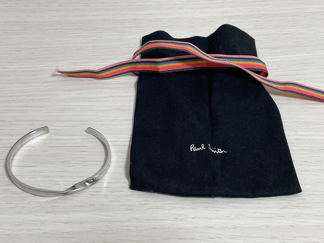 Paul Smith シルバーバングル ポーチ付き