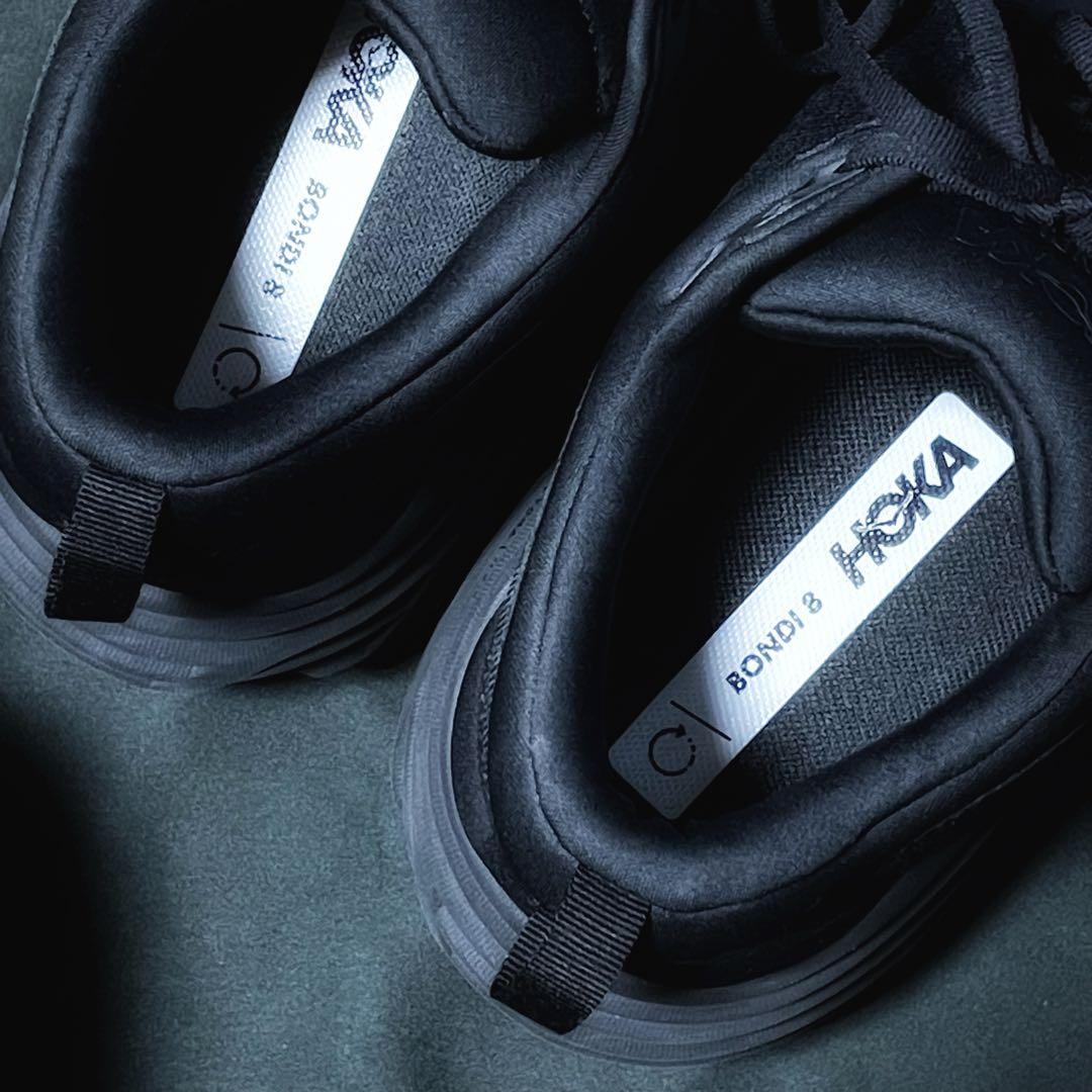 サイズ希少!ほぼ未使用! HOKA BONDI 8 WIDE 厚底 ボンダイ