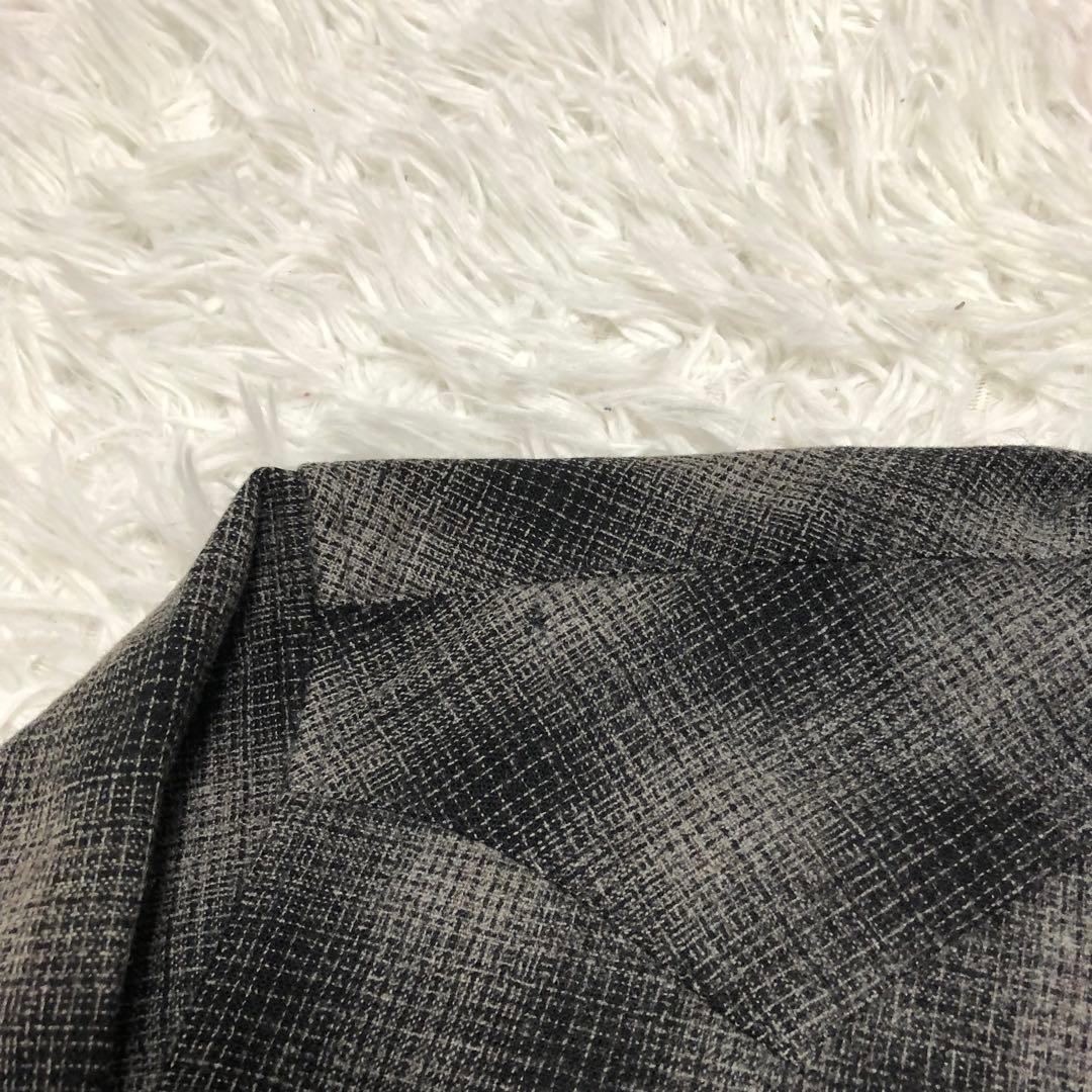 ペンドルトン　オンブレチェックシャツ　ウエスタン　黒×グレー