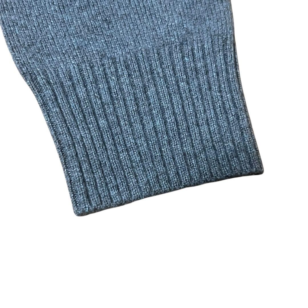 美品 ロロピアーナ ベビーカシミヤ100% 薄手ニット 大きいサイズ グレー42