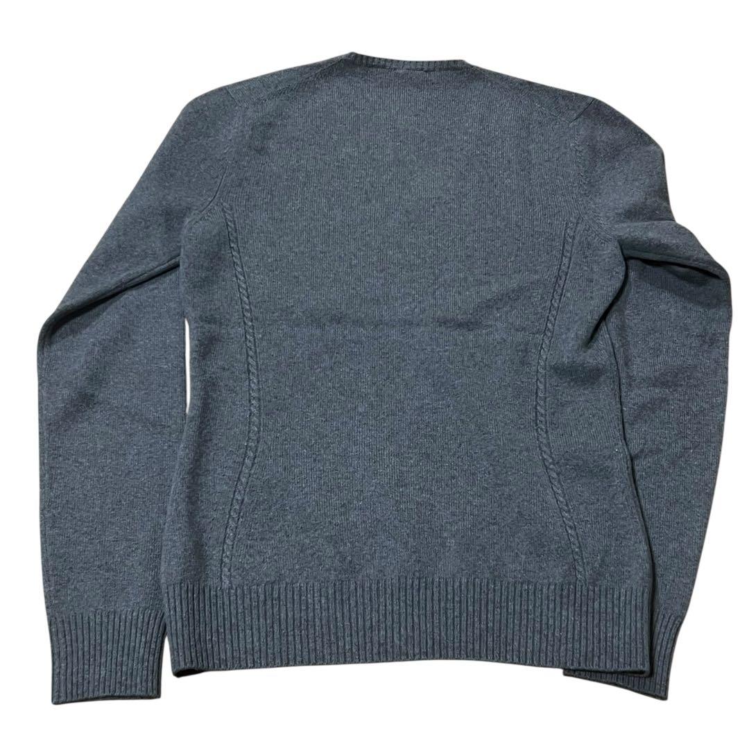 美品 ロロピアーナ ベビーカシミヤ100% 薄手ニット 大きいサイズ グレー42