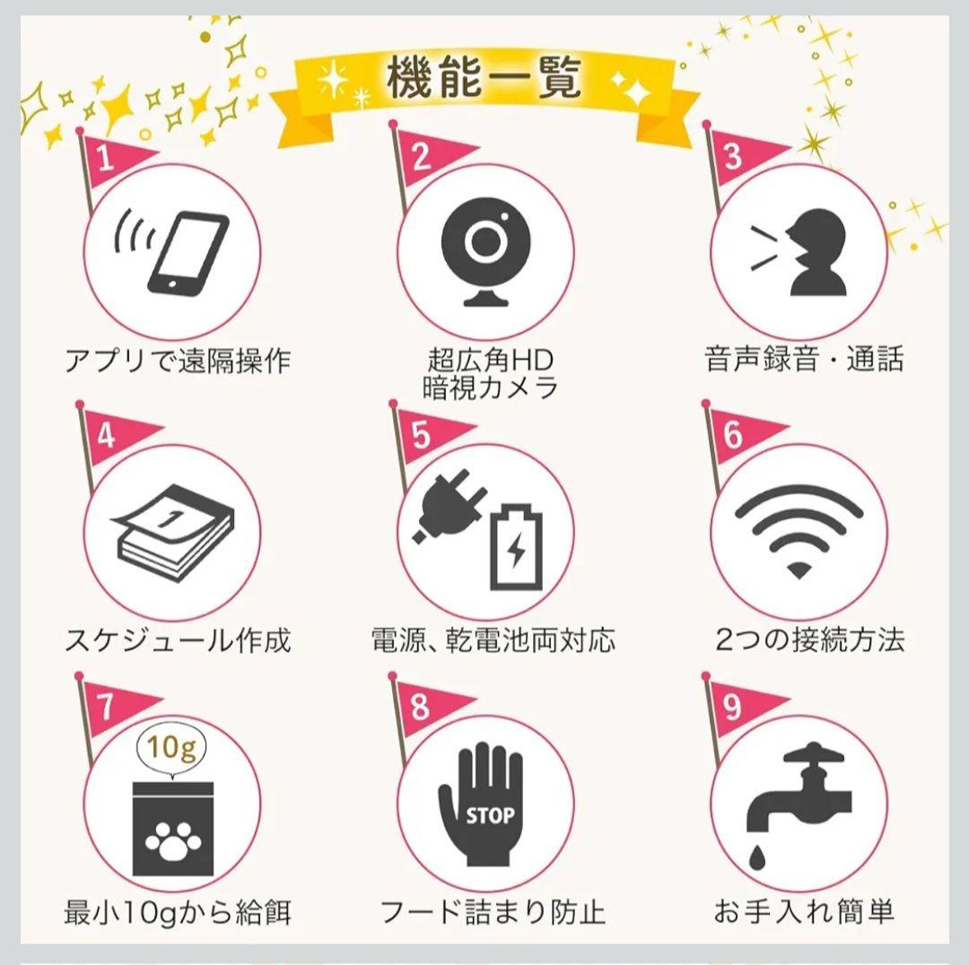 P2Proペット自動給餌器（新品未使用）送料込み