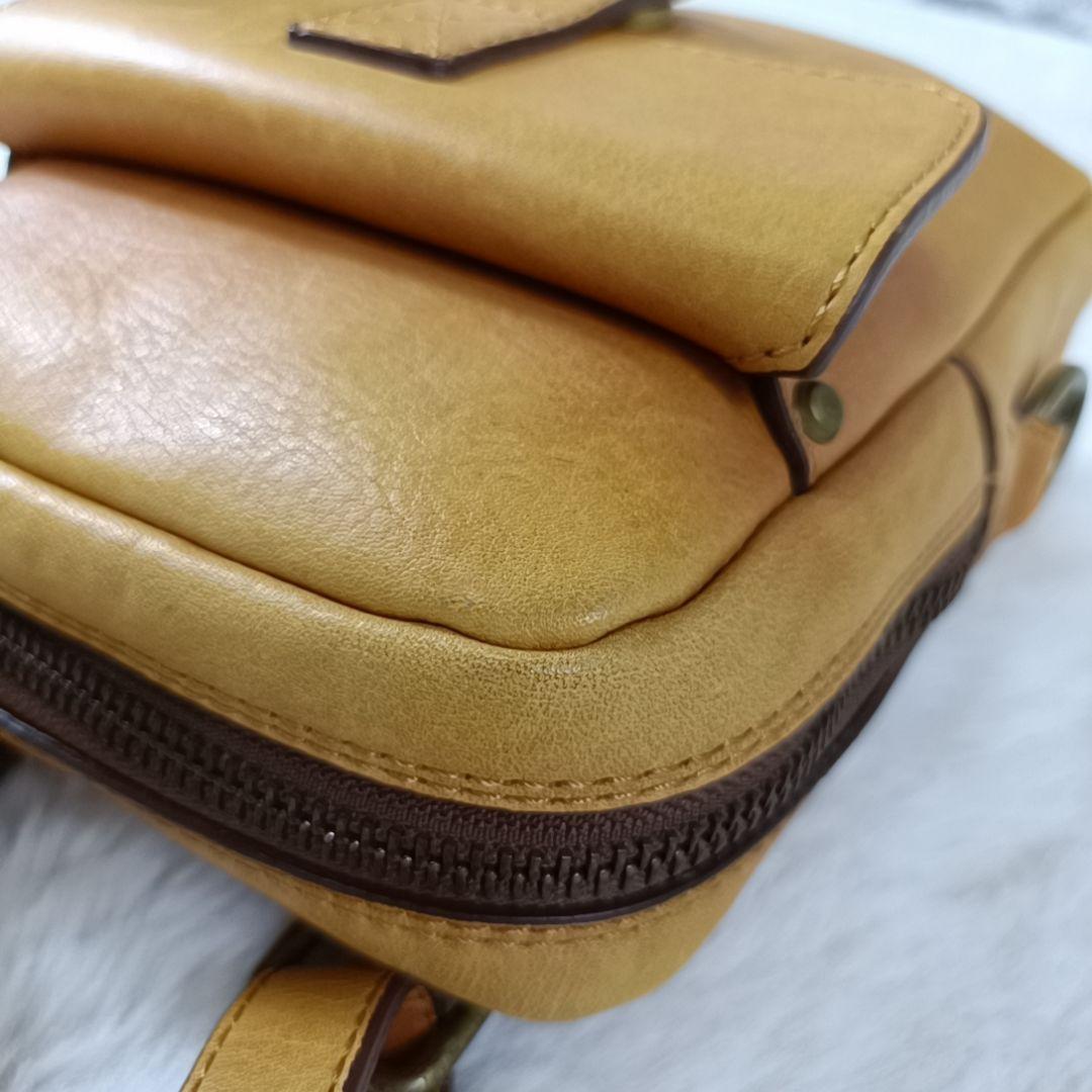 良品✨土屋鞄製造所 ガジェット ビッグポケット ヒップバック オイルレザー