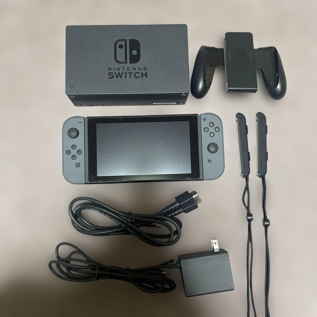 Nintendo Switch 本体 グレー 付属品完備