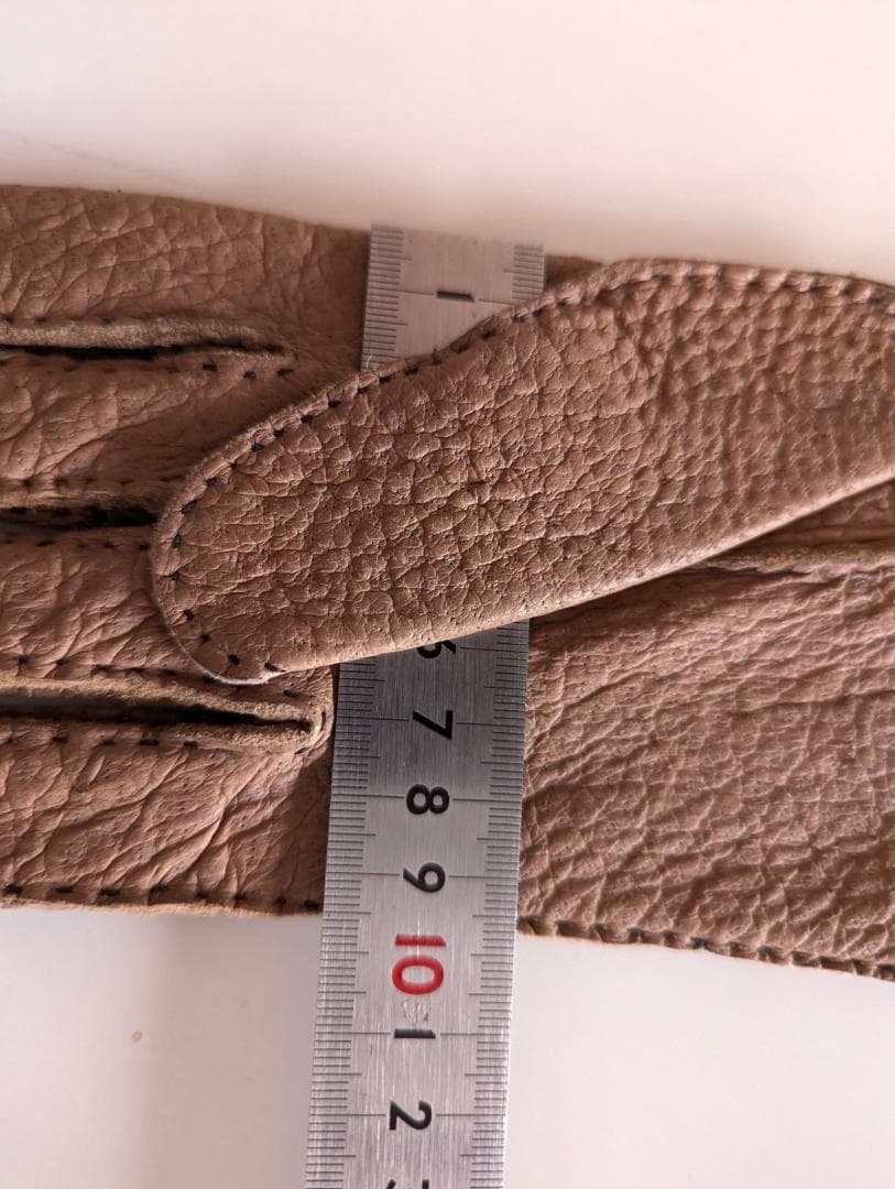 イギリス 英国 ペッカリーグローブ 革手袋 手縫い ブラウン