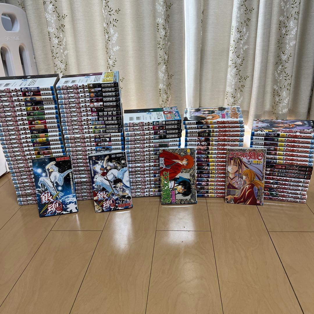 銀魂全巻セット＋るろうに剣心全巻セット＋るろうに剣心北海道編（1~6巻）＋その他