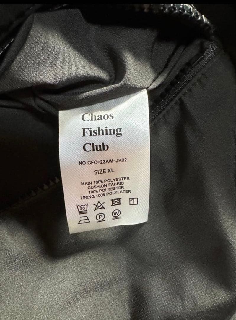 chaos fishing club リバーシブルインサレーションジャケット