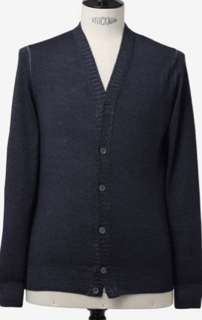 costanza クルチアーニ 27ゲージ ニットカーディガン イタリア製