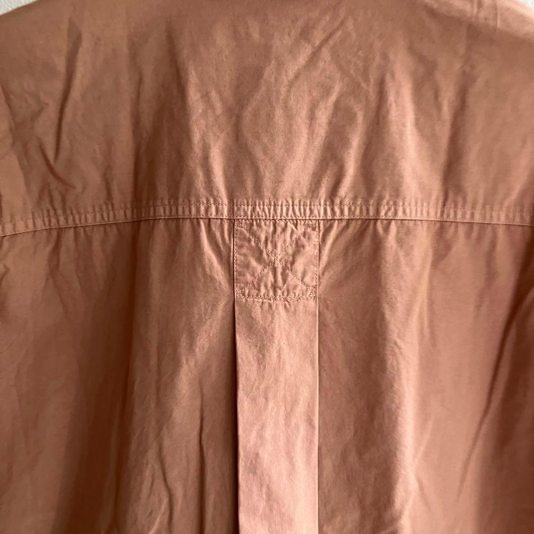 24SS MHL. COMPACT COTTON POPLIN シャツ ブラウン