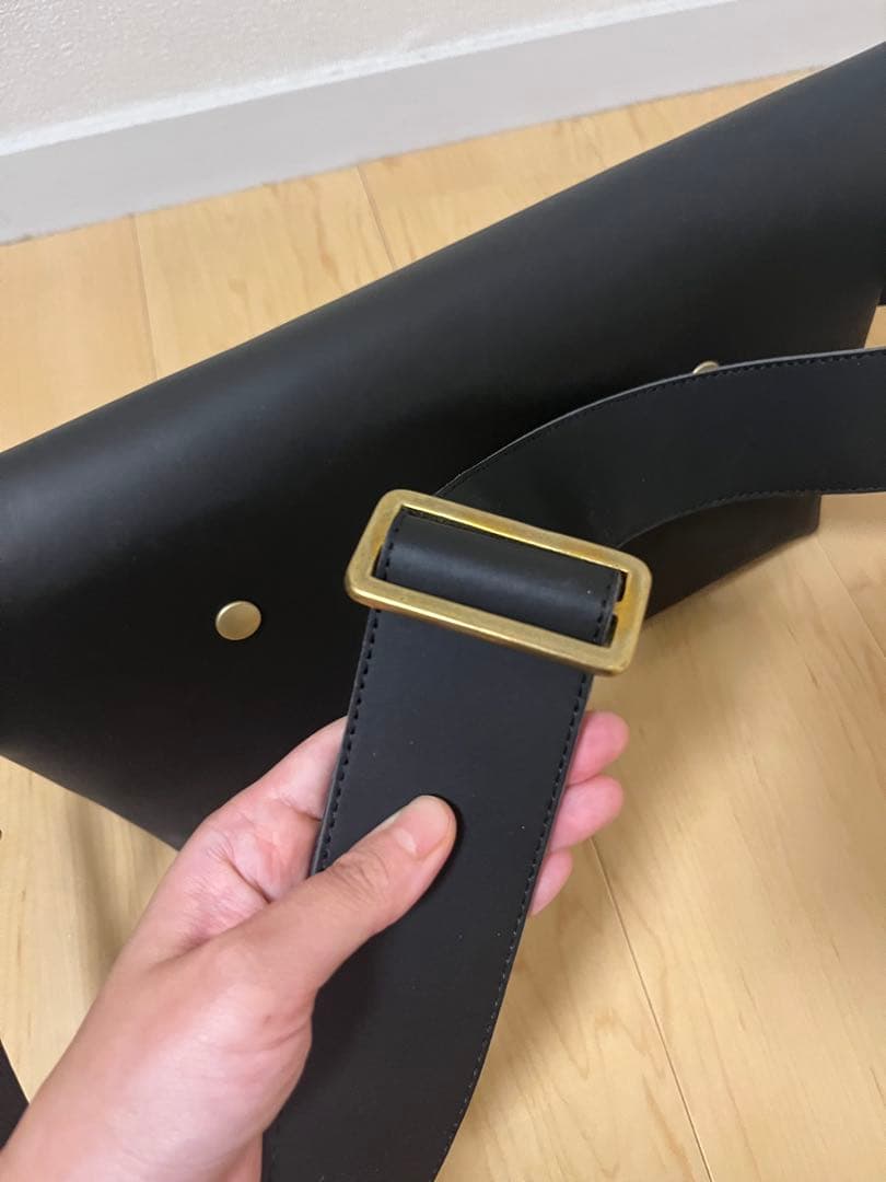 N*X様 【ほぼ新品】Uni&co ユニアンドコー　オールレザー　ブラック　Sサ