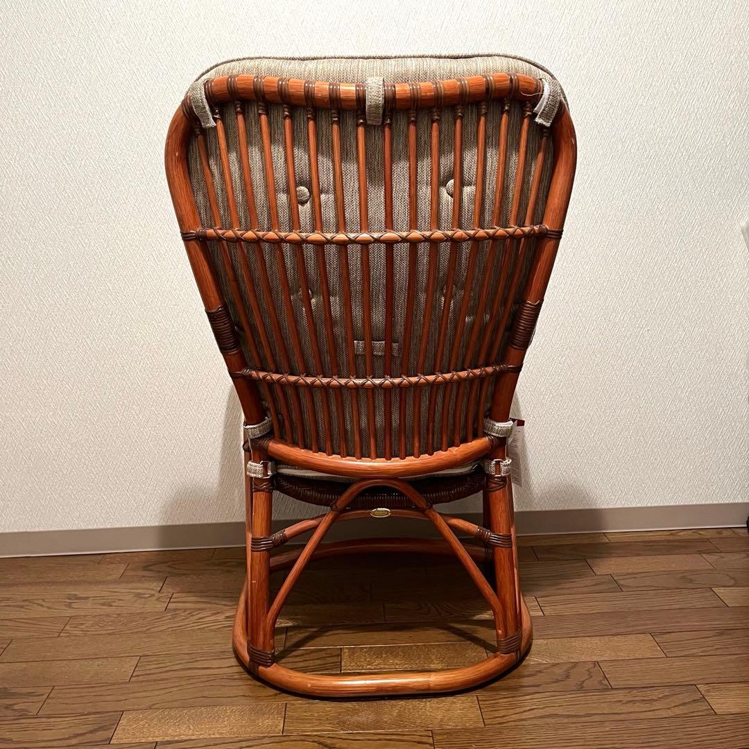 kazama カザマ アコルデアームチェア ラタン チェア ハイバック 椅子 籐