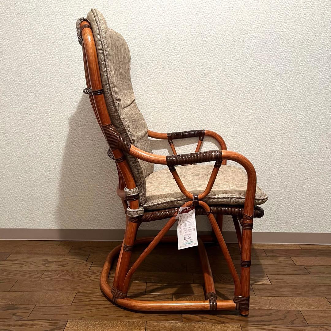 kazama カザマ アコルデアームチェア ラタン チェア ハイバック 椅子 籐