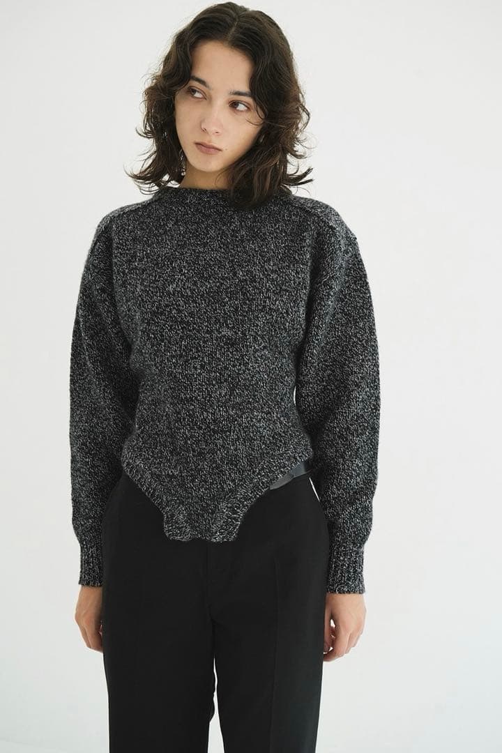 トップス CLANE LOW GAUGE BODYSUIT KNIT TOPS