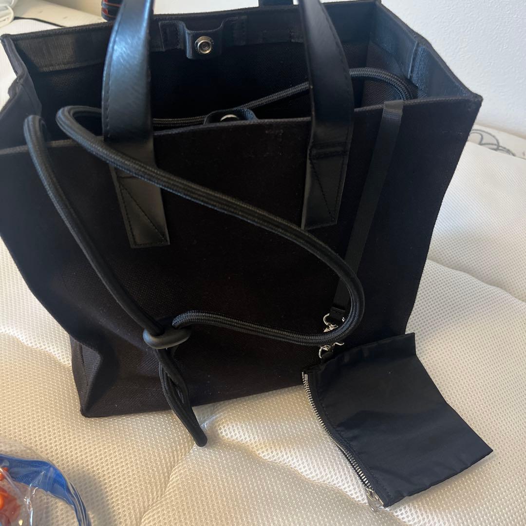 HALON ブラック トートバッグ