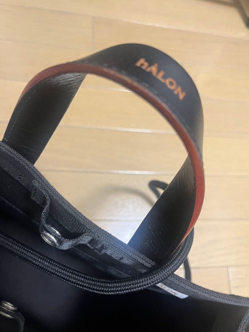 HALON ブラック トートバッグ