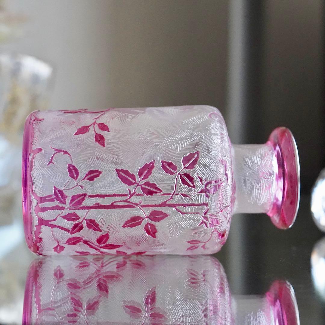 希少★美品★オールドバカラ★エグランティエ★野ばら 香水瓶 S オリジナルセット