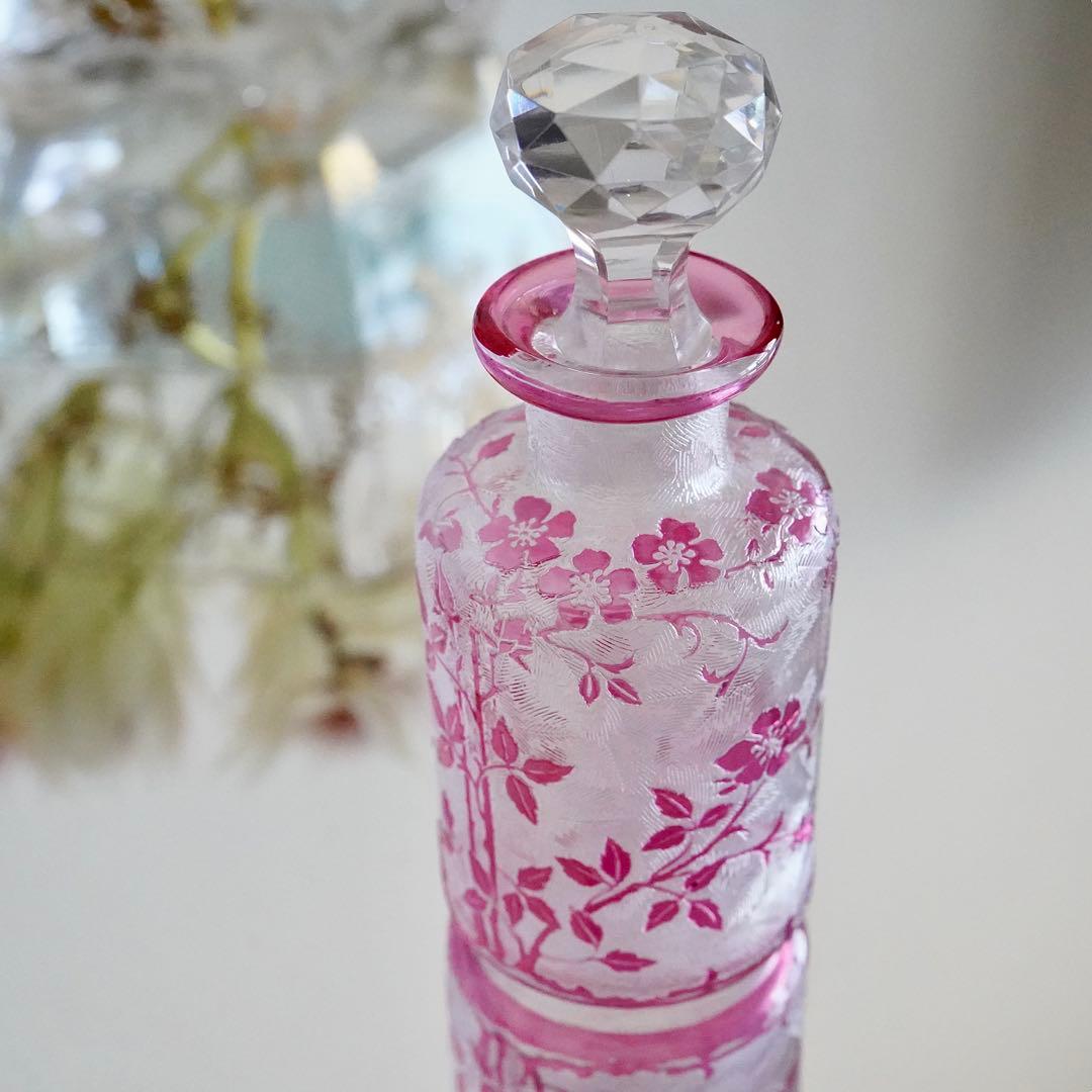 希少★美品★オールドバカラ★エグランティエ★野ばら 香水瓶 S オリジナルセット