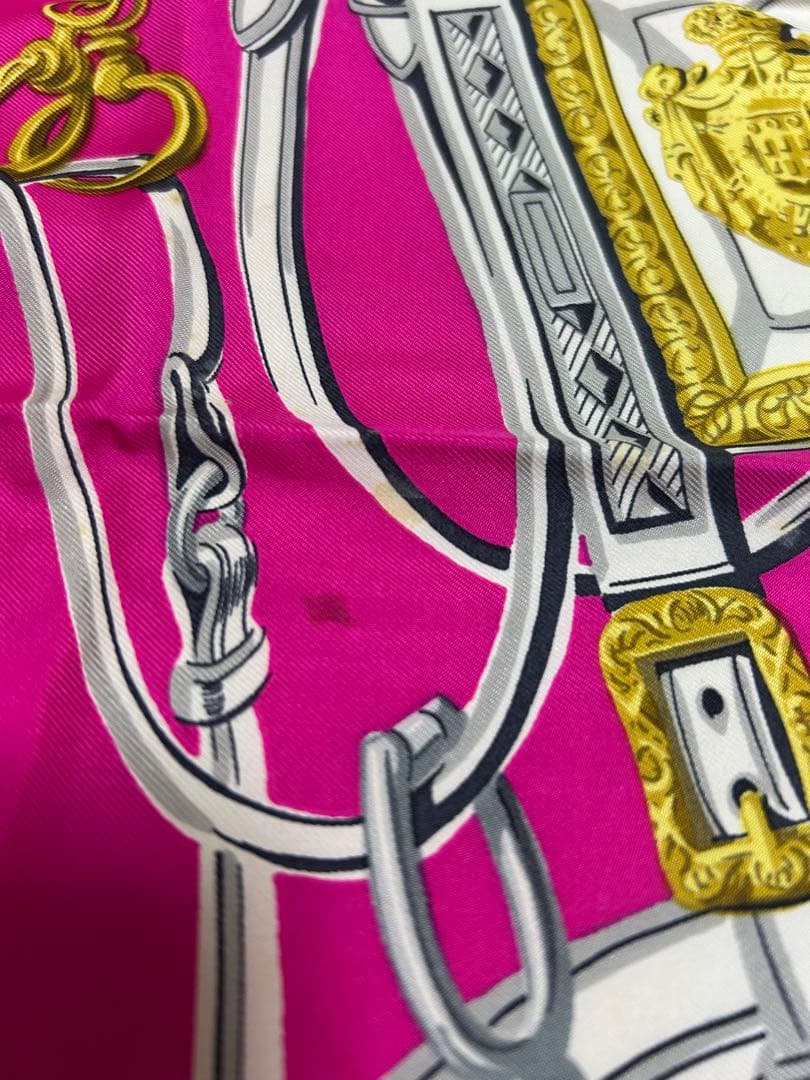 HERMES エルメス カレ90ブリッド・ドゥ・ガラ シルクスカーフ