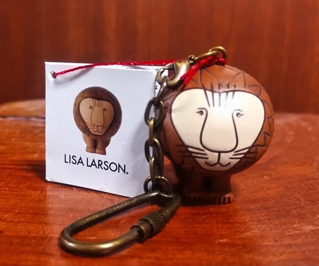 LISA LARSON PIGEON 鳩 ＆ ライオンキーホルダー